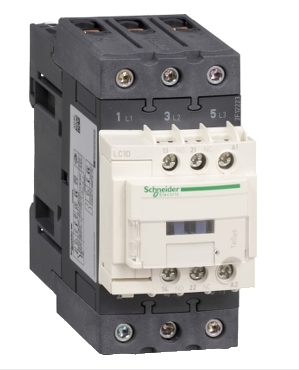 CONTACTOR DE FUERZA TESYS D, 3P, 40A AC-3, 60A AC-1, B:380V AC, 1NA+1NC; LC1D40AQ7